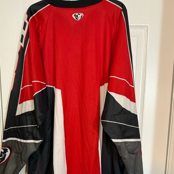 Thor Motocross Jersey Red Black White Long Sleeve Racing Top XXXL - Picture 5 of 15